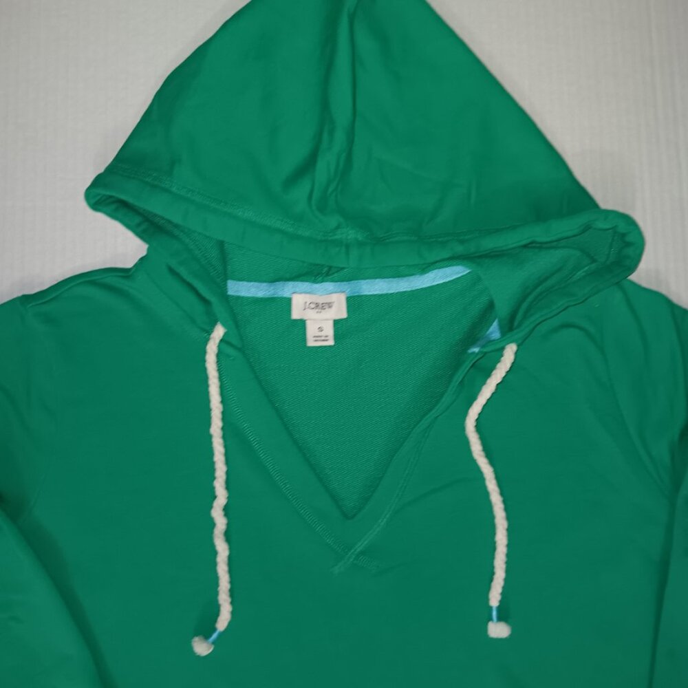 J.CREW V-NECK PULLOVER CROPPED HOODIE - Picture 7 of 14